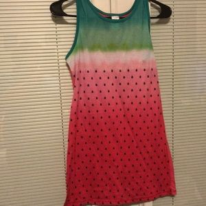 Girls watermelon gown